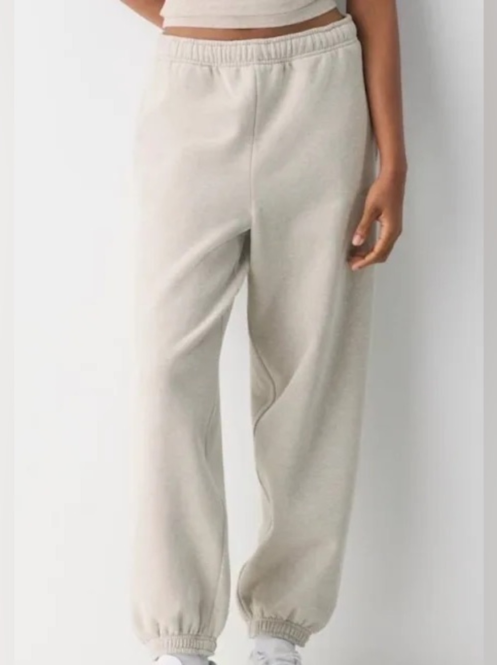 Aritzia Cozy Sweatfleece Mega Joggers - Faded Matte Pearl - Size XS